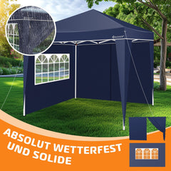 KESSER® Zijwand voor paviljoen - 3x3m - Blauw