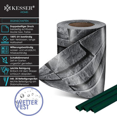 Vlechtband - Privacyfolie - Hekfolie - 70m - PVC - Grijs - KESSER®