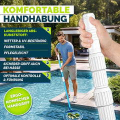 Telescopische stang voor Zwembadnet - Verstelbaar 1,20m-3,60m - Tillvex®
