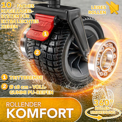 Bolderkar - Opvouwbaar - Bolderwagen  - Blauw - TRESKO®
