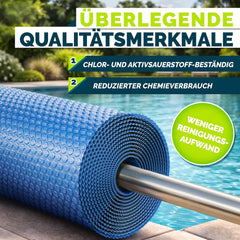 Zwembad Afdekzeil - Rond - Solarzeil - 488 cm - Blauw - Tillvex®