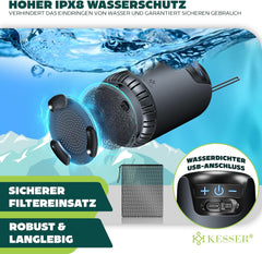 KESSER® Campingdouche - Tuindouche - Mobiele douche - Antraciet