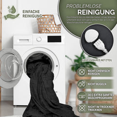 Elektrische onderdeken - Warmtedeken - 1 persoons - 160x140 cm - Antraciet - Sinnlein®