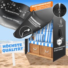 KESSER® Premium beschermhoes - Waterdicht - 135x105x175cm - Zwart