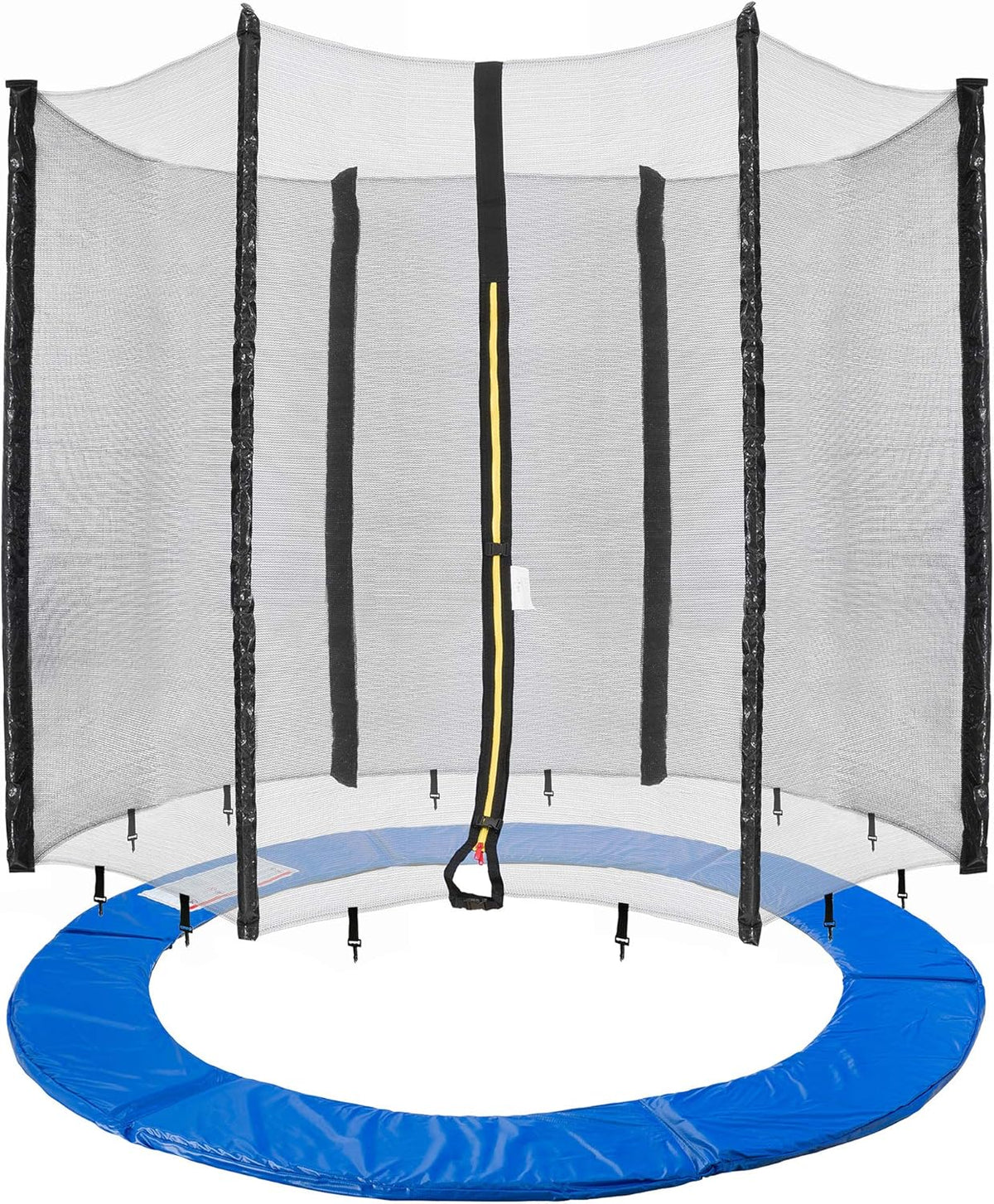 Veiligheidsnet Trampoline - Randafdekking 244 cm - Trampoline net - 6 Stangen - AREBOS