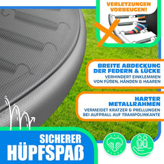 Trampoline rand - Beschermrand - 244 cm - Grijs - KESSER
