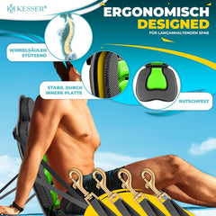 KESSER® Kajakzitting - voor SUP Board - 32x38cm - Rugleuning 51x45cm