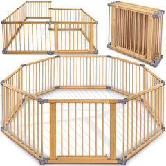 KIDUKU® XXL Babybox - Grondbox - Speelbox - Kinderbox - 7,2m