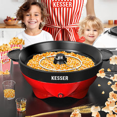 KESSER® Popcornmachine - Popcornmaker - 800W - 5,5L - Rood
