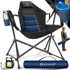 KESSER® Campingstoel - Visstoel - Vouwstoel - Blauw