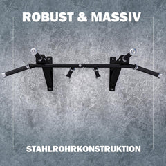 Pull up bar - Optrekstang - Wandmontage - Zwart - MAXXUS