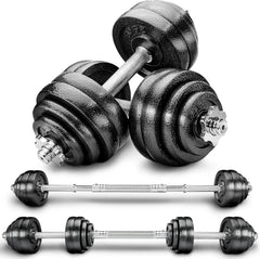 Dumbells set - Gewichten set - Halterset - Verstelbaar - 30 kg - RE:SPORT