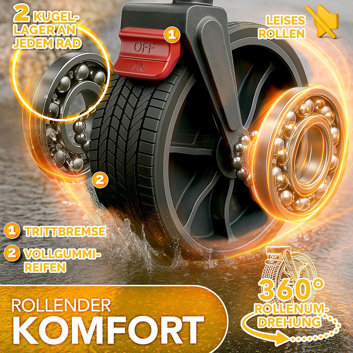 TRESKO® Bolderkar - Opvouwbaar - Bolderwagen - Groen