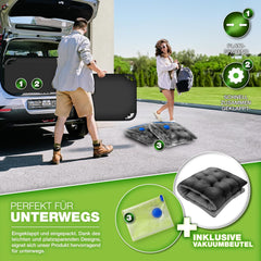 Veldbed - 1 Persoons - Kampeerbed - Stretcher - Zwart - Tillvex®