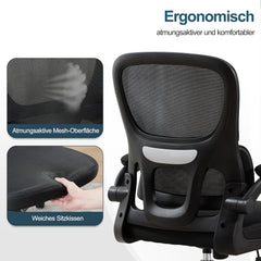 Ergonomische Bureaustoel -  Office Chair - Gamestoel - Volwassenen - Zwart - UEV