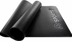 ScSports onderlegmat, beschermmat voor fitnessapparaten, loopband, hometrainer, halterbank, sporttoestellen, groot, zwart, beschikbaar in 3 afmetingen: 120 x 60 cm, 160 x 80 cm, 200 x 100 cm, 200 x 100 x 0.4 cm