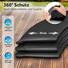 Kiduku Trampoline Randafdekking - Rand - Ø305cm - Antraciet