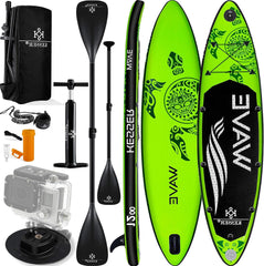 KESSER® Opblaasbaare SUP-Board Set | 320cm  Stand-Up Paddleboard Premium Surfplank Watersport | 6 Inch Dik | Compleet Accessoire | 130kg