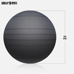Medicijnbal - Medicine ball - Gewichtsbal - 5 KG - Zwart - Gorilla Sports®