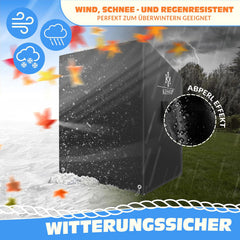 KESSER® Premium beschermhoes - Waterdicht - 135x105x175cm - Zwart