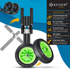 KESSER® Transportkar voor Surfplank - Vouwbaar - Zwart •