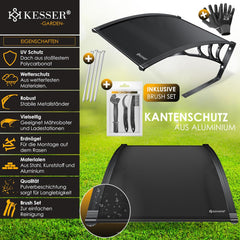 KESSER Garage robotmaaier - Weerbestendig - 82x103x47cm - Zwart