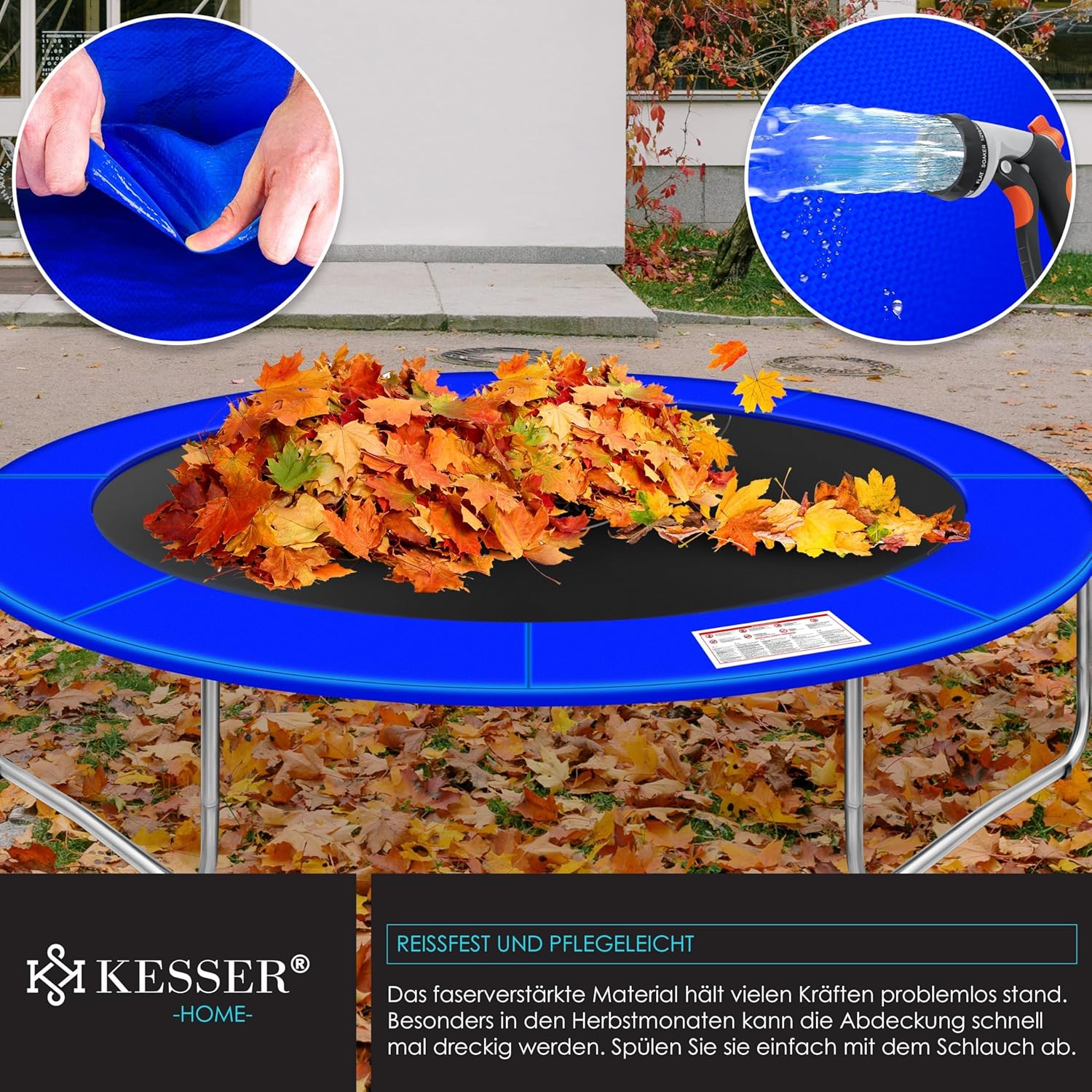 KESSER® Trampoline Randafdekking - Rand - Ø305cm - Blauw