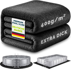 Zwembad ondervloer - Grondzeil - Rond - 580 cm - Zwart - Tillvex®