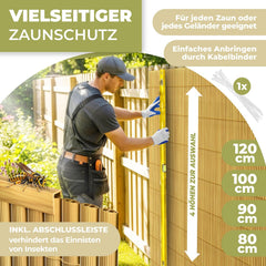 KESSER® PVC inkijkbeschermingsmat, inkijkbescherming, 100 x 500 cm, balkonbekleding, windscherm, versterkte lamellen voor tuin, balkon en terras, balkonomranding, incl. kabelbinders, afdekking en