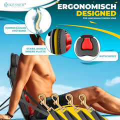 KESSER® Kajakzitting - voor SUP Board - 32x38cm - Rugleuning 51x45cm