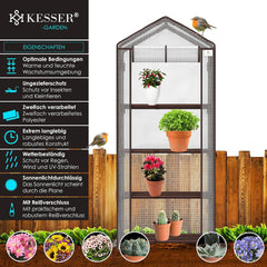 KESSER® Kweekkas - Tuinkas - Broeikas - 69x50x158cm •