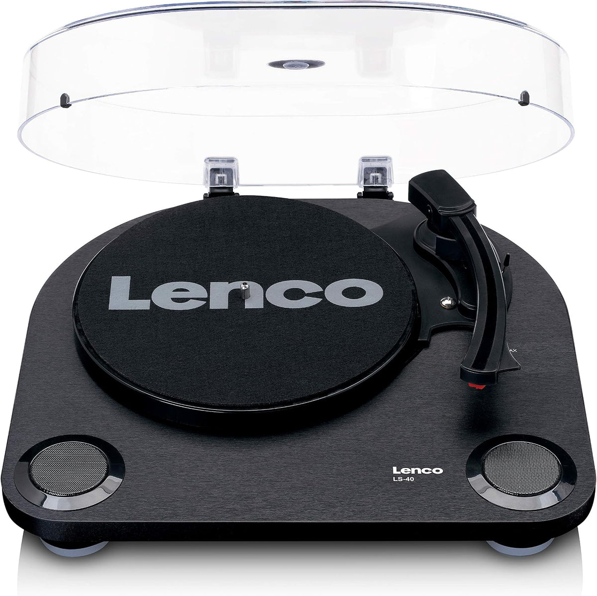 Lenco Draaitafel LS-40 - Draaitafel met geïntegreerde luidsprekers - Zwart, 2 x 3 Watt