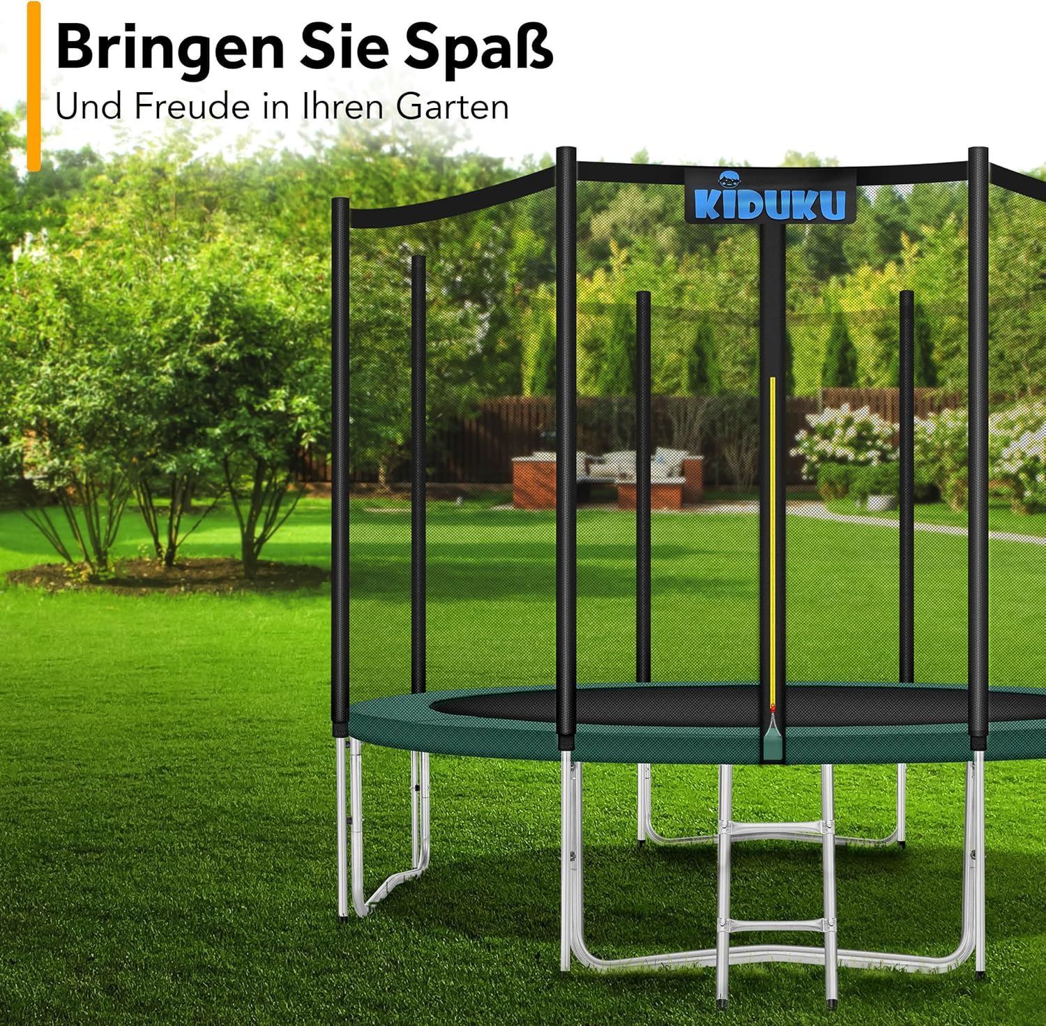 Kiduku Trampoline Randafdekking - Rand - Ø305cm - Groen