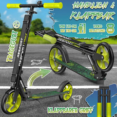 Kinderstep - 2 wielen - Kinder step - Verstelbaar - Groen - RE:SPORT