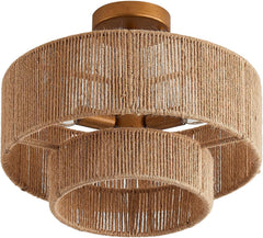 Parrot Uncle Kroonluchter voor de Eetkamer, Rustieke Boerderijstijl Plafondlamp, Half Inbouw Plafondlamp, Kroonluchter voor Slaapkamers, Keuken, Woonkamer, 3 Lamphouders