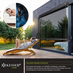 KESSER® Verticale luifel - 160x250cm - Zonwering - Antraciet