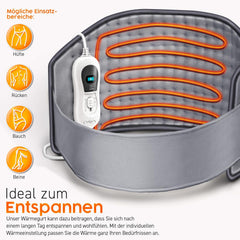 Warmtekussen rug - Warmteband - Verwarmde rugband - Grijs - Sinnlein