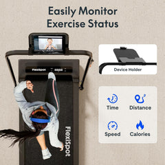 Loopband - Walking pad - Wandelband - 1-6 km/u - Zwart - WP03B - FLEXISPOT