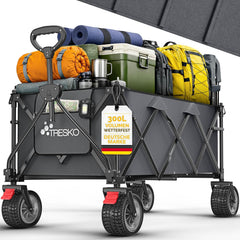 Bolderkar - Opvouwbaar - Bolderwagen  - Antraciet - TRESKO®
