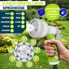 Wandslangenbox - Tuinslanghaspel - Tuinslang met haspel - 20 meter - Groen