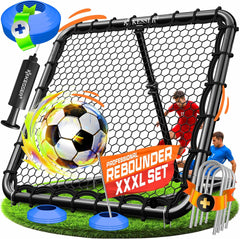 KESSER® Voetbal Rebounder - Kickback - Tchouk - 100x100cm - Zwart