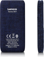 Lenco Xemio-861BU - MP3-speler met Bluetooth® en 8 GB micro SD - Blauw