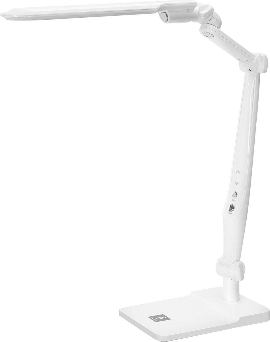 Bureaulamp - Tafellamp - Tafellamp slaapkamer - Wit - Aigostar