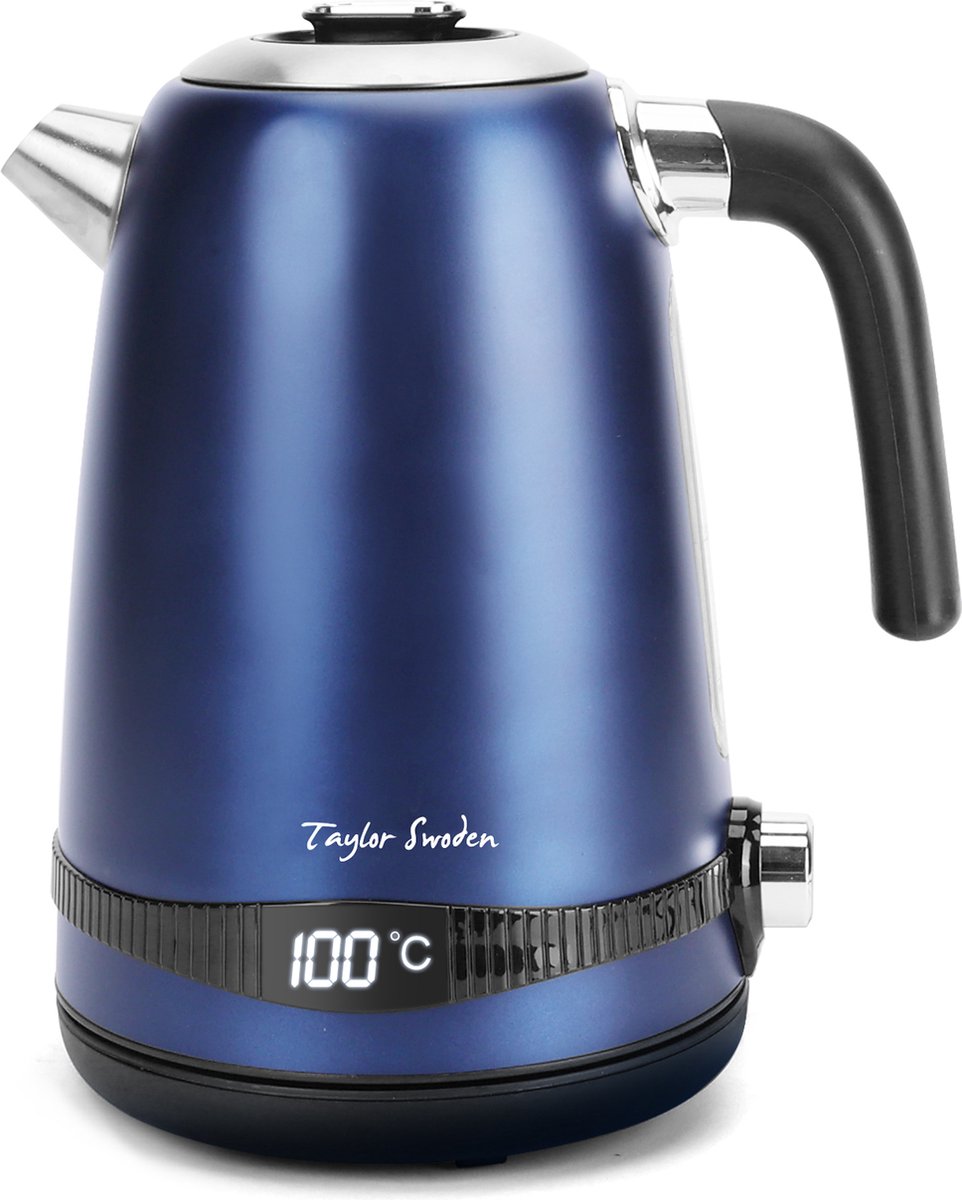 Taylor Swoden Waterkoker - Instelbare Temperatuur 1.7L - Blauw | Sinbad 30UGY •