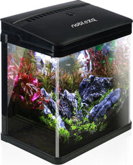 Aquarium Kit - 23x16x27.5 cm - 7L - Zwart - Nobleza