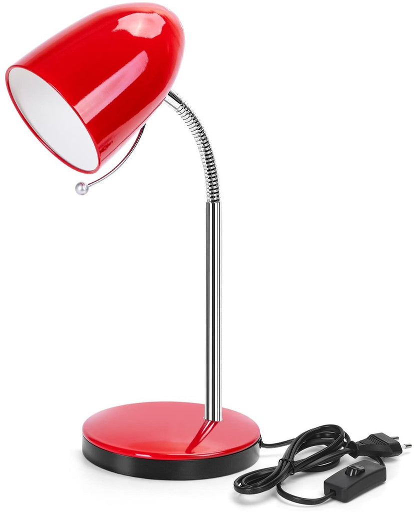 Tafellamp - Bureaulamp - Tafellamp slaapkamer - Rood - Aigostar