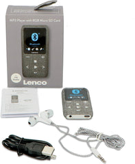 MP3 Speler met Bluetooth - Inc. 8GB SD - Grijs - Lenco XEMIO-861GY •