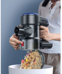 Steelstofzuiger - Draadloos - Stofzuiger Zonder zak - 33KPa - Blauw - Honiture