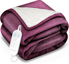 Elektrische deken - Warmtedeken - 1 persoons - 130x180 cm - Rood - Sinnlein®