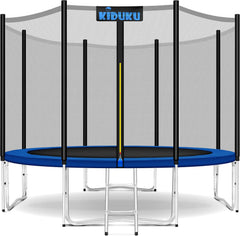 Trampoline - Met veiligheidsnet - 305 cm - Tot 150 kg - Blauw - KIDUKU®